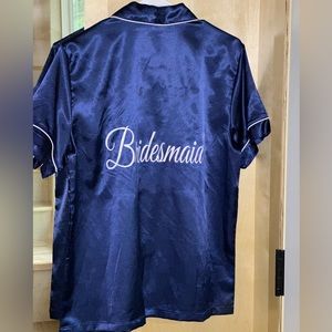 Bridesmaid PJ set for getting ready for a wedding